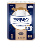 크리넥스 4겹 천연펄프 울트라클린 고급롤화장지