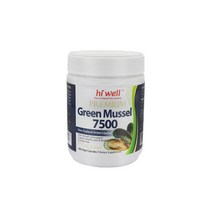 Hiwell [해외건강식품직구] 하이웰 프리미엄 초록입홍합 7500mg 300베지캡슐 1개 (치약사은품증정)