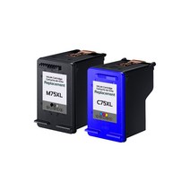 [삼성] INK-M75 INK-C75 (1+1) 재생잉크, INK-M75검정+INK-M75검정(SCX1460 MJC4700 5700 6700포함), 1세트