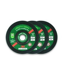 3M 연마석 푸른돌 4인치 그라인더날 #80 200개입, 1box