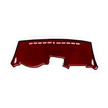 렉스디 논슬립 대쉬보드커버[기아]카렌스 뉴[스피커 무/네비매립형], 레드/블랙띠