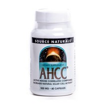 소스내츄럴스 AHCC 500mg 캡슐, 60개입, 1개