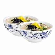 마쯔오카 쯔비벨무스터 8인치 면기 2개입, 혼합 색상