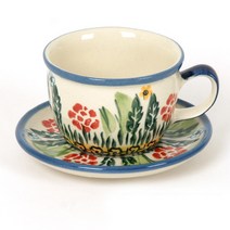 폴핸키 모카 커피잔세트, 로즈가든