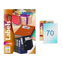 [올바른] 보호필름 -(원형70칸), 25매, AL470SF