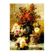 챔버아트 테이블 위의 화병 직소퍼즐, 1개, 21 x 28.5cm, 150조각, 150피스