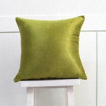 베드앤데코 그린 소프트극세사 쿠션방석커버