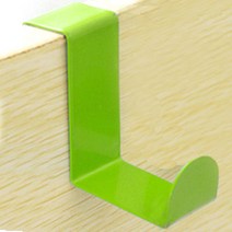 블럭마트 주방 다용도 후크 툴걸이, 그린, 6개입