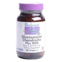 블루보넷 글루코사민 콘드로이틴 플러스 MSM 글루텐 프리 무설탕 브이캡, 60개입, 1개
