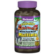 블루보넷 애니멀즈 멀티플 내추럴 오렌지 츄어블, 90개입, 1개