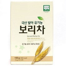 푸름맘 유아용 국산 발아 유기농 유아 보리차 100g, 보리, 5개입