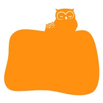 쿠 홈 인테리어 메모 보드 MO 41 부착형 오렌지, 아크릴