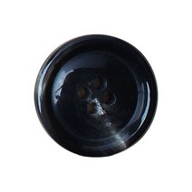 동화상가몰 야크코트 단추 I-3 21mm, 블랙 유광, 10개입