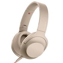 소니 hear on 2 HRA 프리미엄 헤드폰, 페일 골드, MDR-H600A