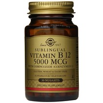 솔가 비타민 B12 5000mcg 너겟 비건, 30개입, 1개