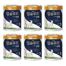 앱솔루트 프리미엄 산양분유 3단계, 750g, 6개