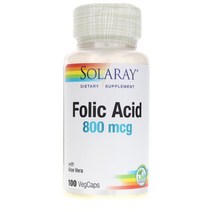 솔라레이 폴릭 애시드 800mcg 베지캡, 100개입, 1개