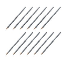 파버카스텔 연필/그립2001/117011 H/실버 12입, H, 12개