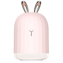 셀루미 예쁜 LED 토끼귀 USB 미니가습기 베이비핑크, DR-ANT07