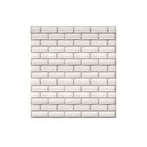 엘트리 더 리얼한 벽돌 브릭 폼블럭 100 x 100 x 1 cm, 화이트믹스, 1개