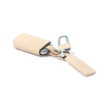 VIP 가죽 키홀더 K7 K9 4버튼용, 크림