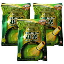 유에이치에이 토쿠노밀크 마차캔디, 81g, 3개