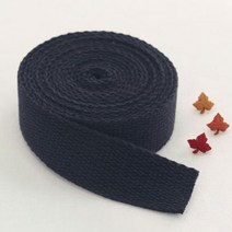 선샤인 면 웨이빙 끈 25 mm, 네이비, 2개입