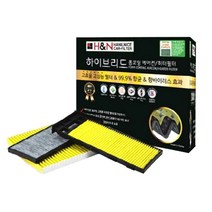 한일 나이스 3D폼코팅 활성탄 에어컨필터 자동차용, 기아-A174 K5 / K5 하이브리드, 1개