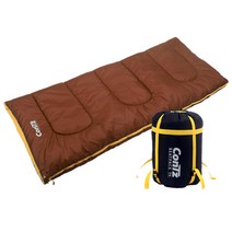 콘츠 비트팩 T9 스퀘어 침낭, 흙, 1개