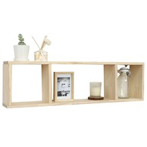 럼버잭 원목 파티션 선반, 우드