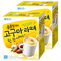 담터 고구마라떼 24T(12T+12T), 18g, 24스틱