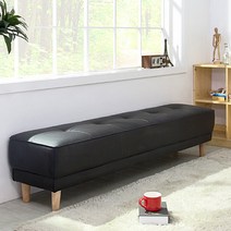 에보니아 메이 벤치소파의자 대, 블랙