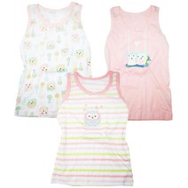 행복한쇼핑몰 여아용 북유럽풍 런닝 3종세트