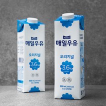 매일유업 매일우유 멸균우유 오리지널, 1000ml, 6개