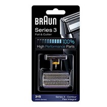 BRAUN 면도기 분리형 날망세트, 31S, 실버
