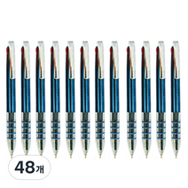 굿라이트 3색 볼펜 0.5~0.6mm, 블루, 48개