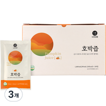 바로생활 호박즙 20p, 3개, 1800ml
