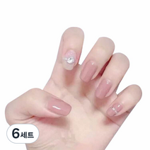 시시럽 네일스티커 세트, CICI-40, 6세트