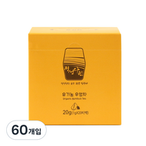 정성다린 유기농 우엉차 티백 20g, 1g, 60개입