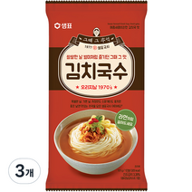 샘표 김치국수, 101g, 3개