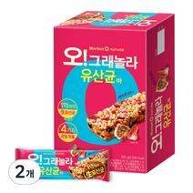 오리온 오 그래놀라 유산균바 15p, 525g, 2개