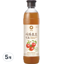 청정원 사과초모 식초, 900ml, 5개