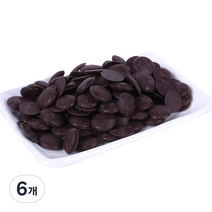 상상앤드 코팅 다크초콜릿, 500g, 6개