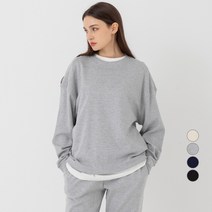 Elle Paris 루즈핏 특양면 데일리 맨투맨