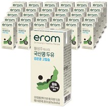 이롬 황성주 국산콩 검은콩 고칼슘 두유, 190ml, 80개