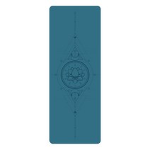 큐랑 천연 요가매트, 블루(KBM-09)