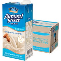 블루다이아몬드 아몬드 브리즈 언스위트, 950ml, 10개