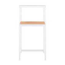 스피드랙 V2 세탁기 선반 2단 700 x 400 x 1800 mm, 화이트