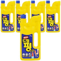 피죤 파워 드릴펑 배수구세정제, 1L, 5개