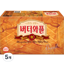 크라운제과 버터와플, 237g, 5개